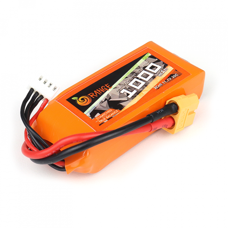 Orange 1000mAh 3S 30C Lithium polymer battery Pack (LiPo)