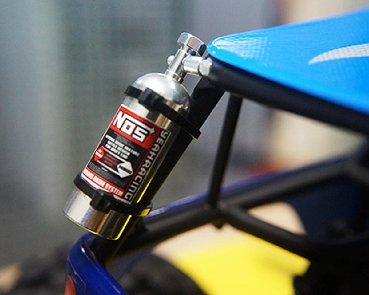 Yeah Racing Aluminum Nos Nitrous Oxide Balance Weight Bottle 23G For 1/10 RC Blue