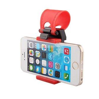 CAR STEERING WHEEL PHONE SOCKET HOLDER