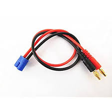 Ec3 To 4Mm Banana Plug Battery Rc Balance Charge Cable Lead Adapter Connector
