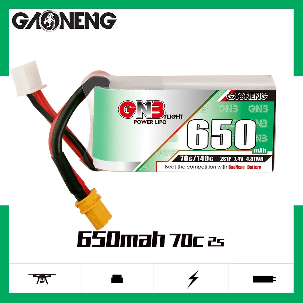 Lipo 11.1V 650Mah 70C/140C Gnb Battery