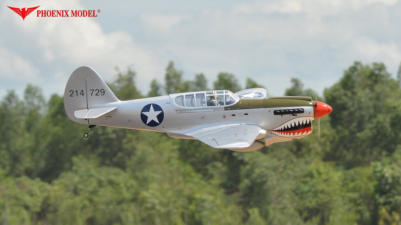 Phoenix Model P-40 Warhawk nitro plane RTF
