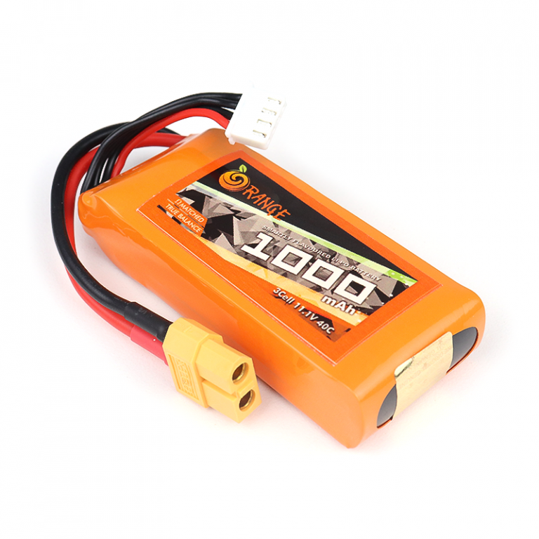 Orange 1000mAh 3S 40C/80C Lithium polymer battery Pack (LiPo)