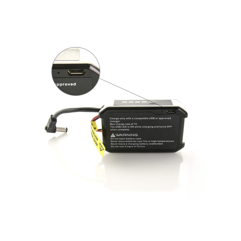 Fat Shark 1800Mah 7.4V Battery Pack Usb Charging Led Indicator