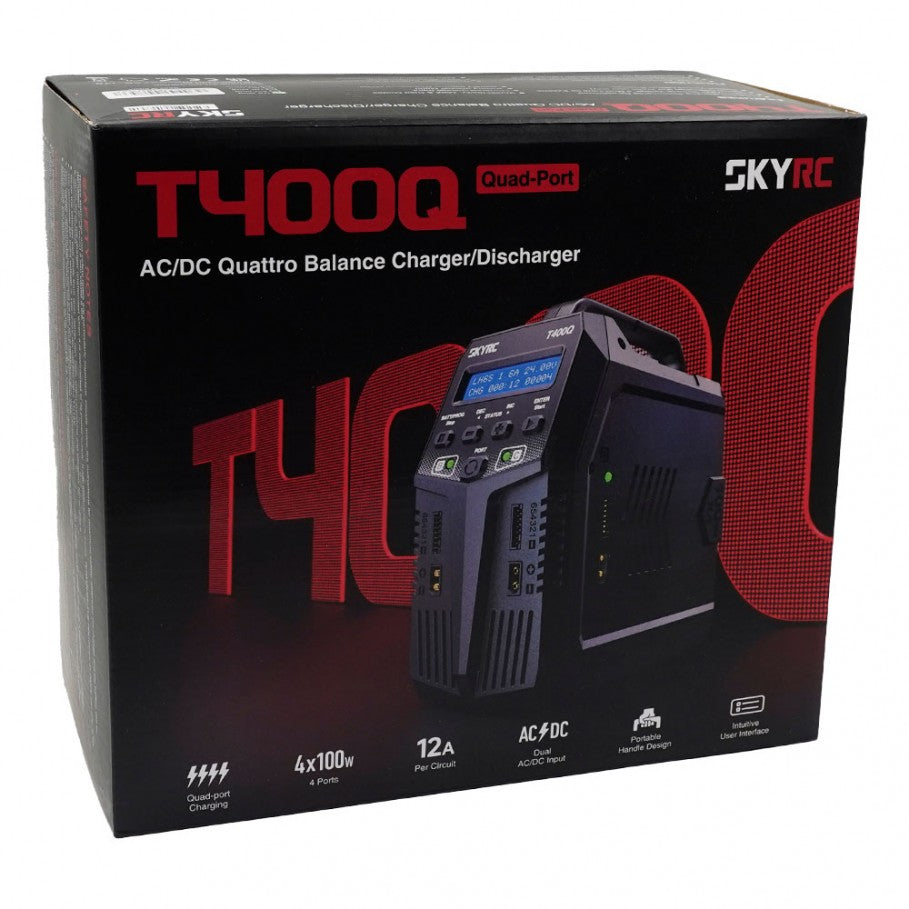 Skyrc T400Q 4X100W Quattro Balance Charger / Discharger