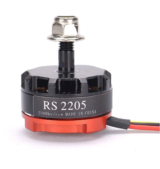 RS2205 2300KV Brushless DC Motor for QAV250 QAV300 Racing Multicopter – Silver Cap (CCW Motor Rotation)