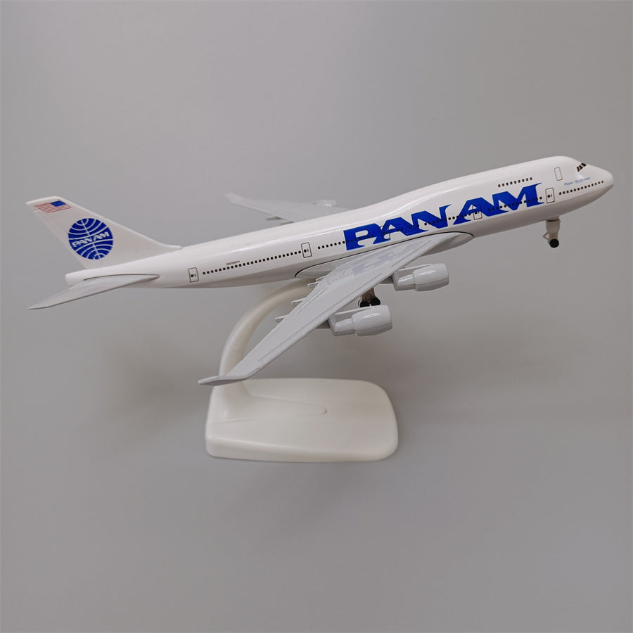 Airplane Diecast Metal Panam B747 20Cm