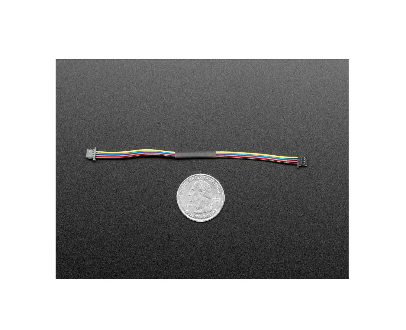 Adafruit STEMMA QT / Qwiic JST SH 4-pin Cable – 100mm Long