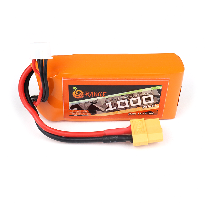 Orange 1000mAh 3S 30C Lithium polymer battery Pack (LiPo)