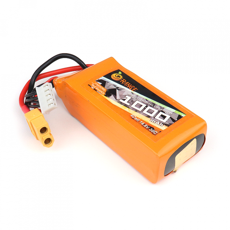 Orange 1000mAh 4S 30C/60C Lithium polymer battery Pack (LiPo)