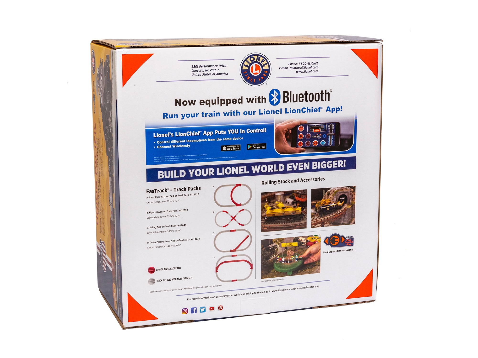 Union Pacific Train Flyer Lion Chief Set W/Bluetooth O Guage Rtr 1923040