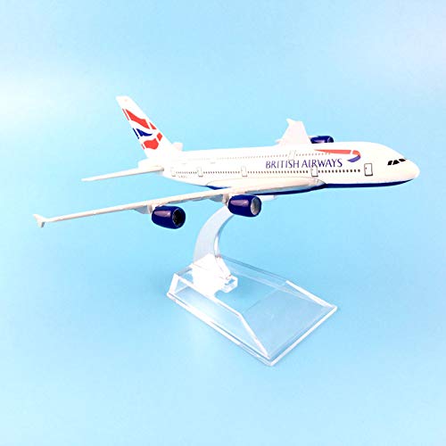 Airplane Diecast British Airways A380 16Cm