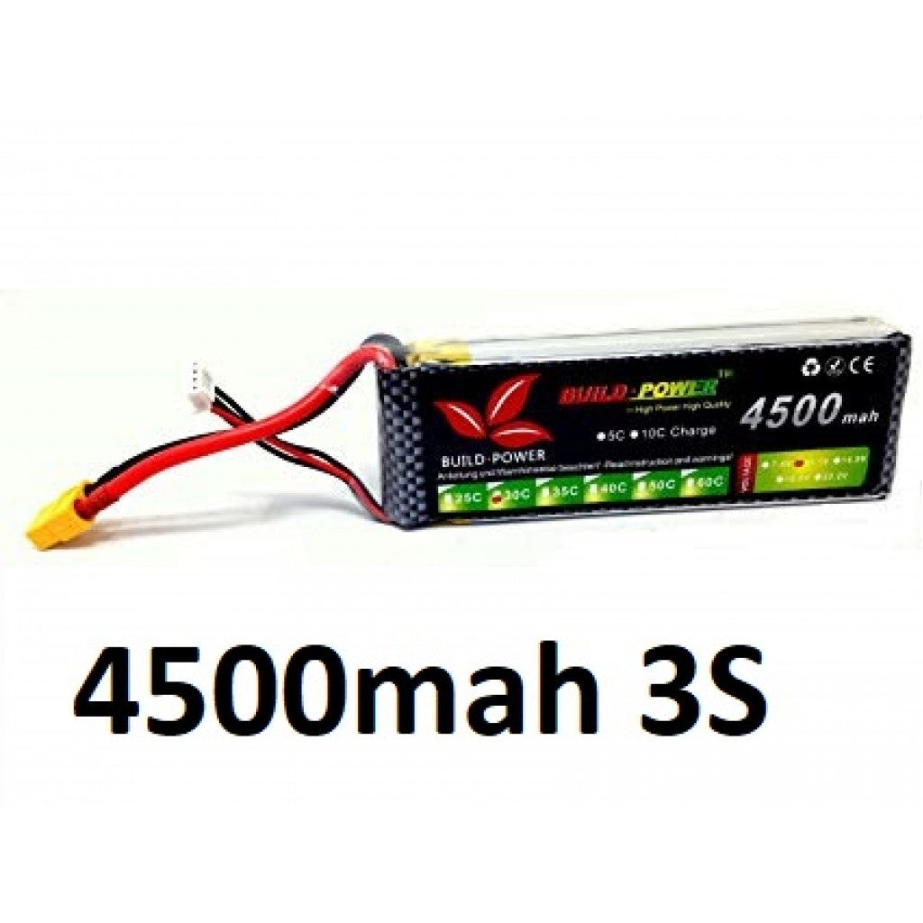 Lipo 11.1V 4500Mah 30C Build Power Battery