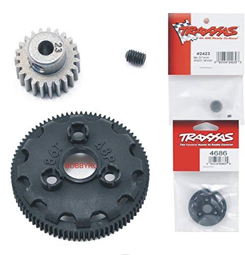 Traxxas Slash 58034-2-86T Tooth Spur Gear Amp 23T Pinion Gear Set 48P