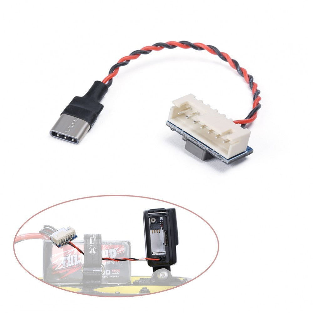 I Flight Type Usb-C To Balance Head Charging Cable For Gopro Hero 6/7/8