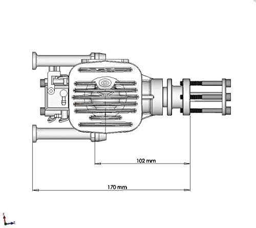 Dle 55Cc Gas Engine