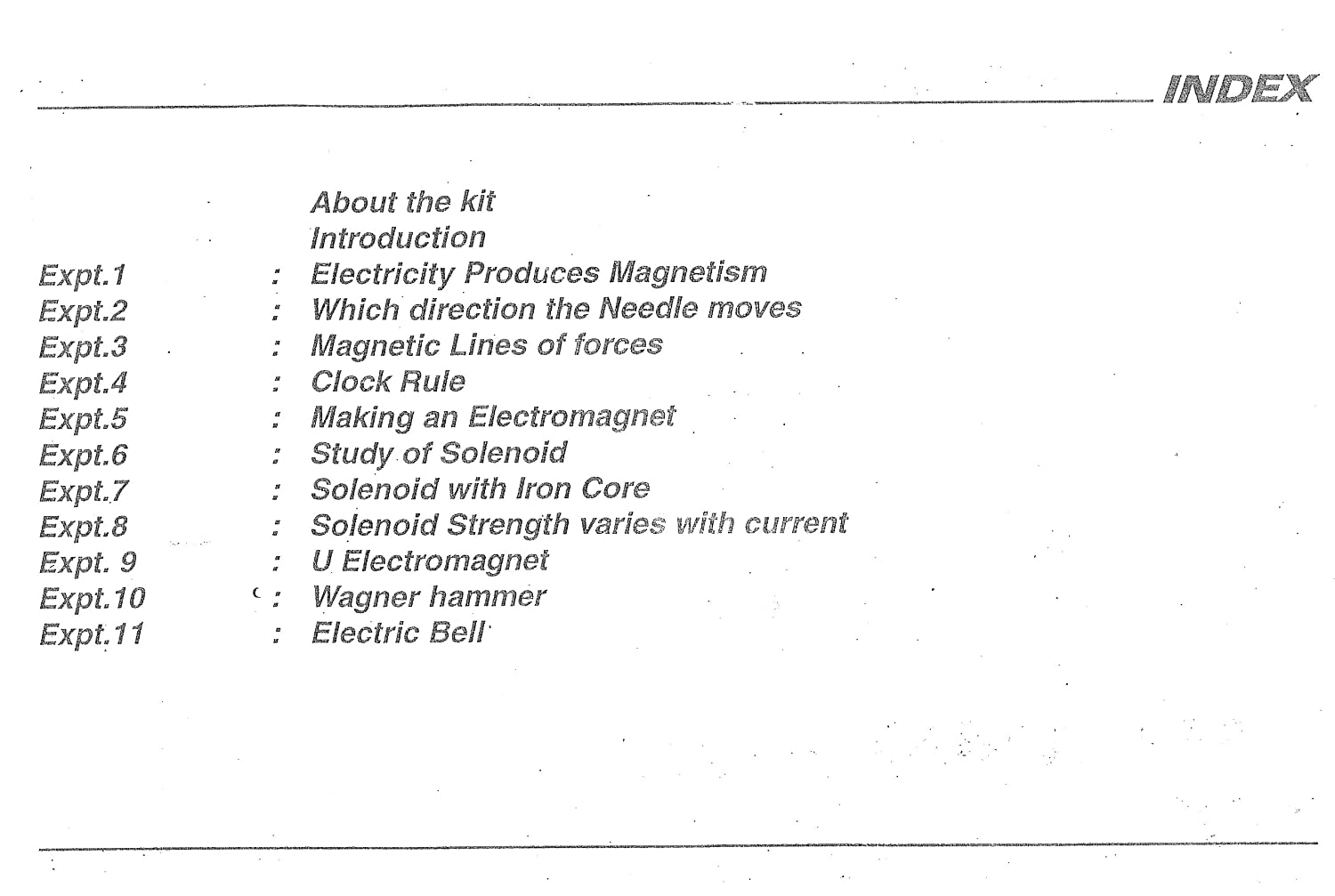 Electric Bell Making Kit