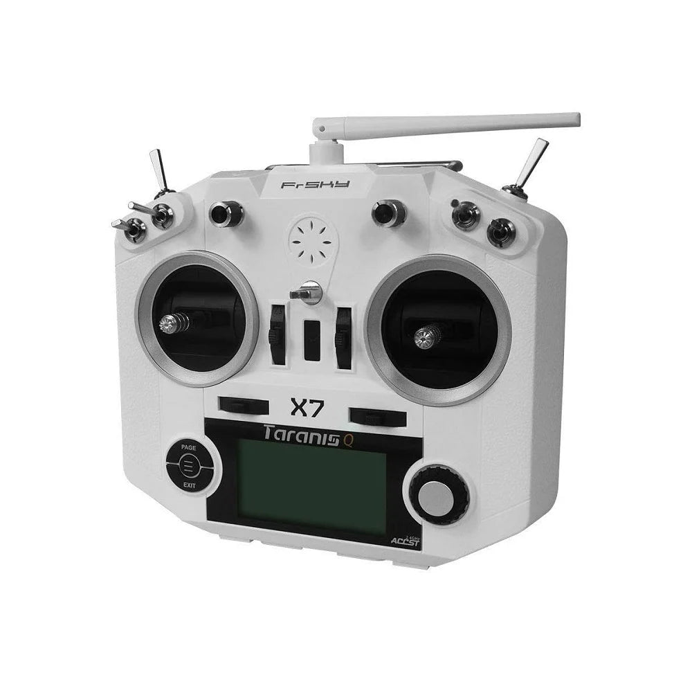 FrSky 2.4GHz Taranis Q X7 Access Transmitter (White) with R9M 2019 Module and R9MX Receiver