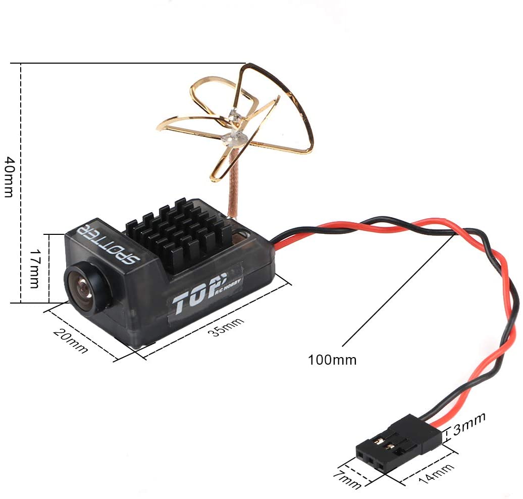 Spotter V2 Micro Fpv Aio Camera 5.8G With Osd Integrated Mic