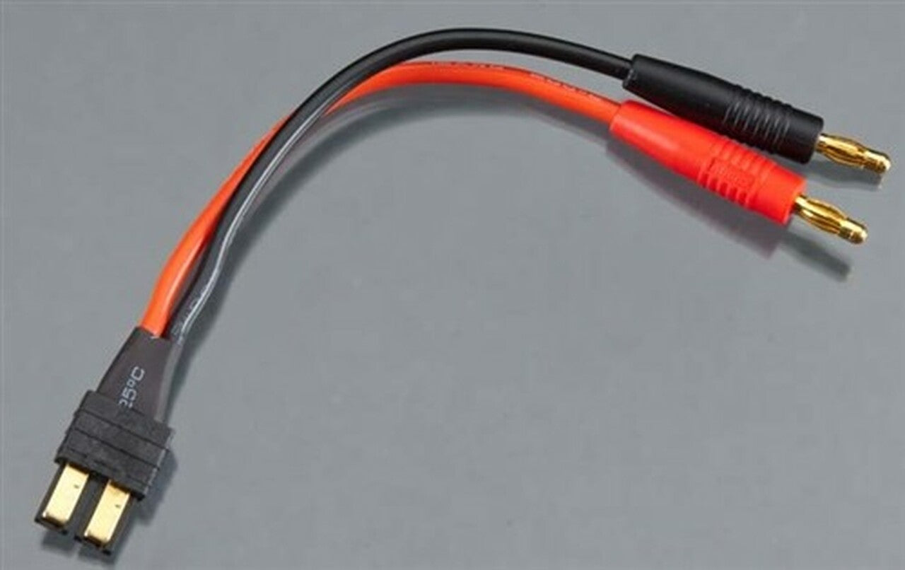 Duratrax Charge Lead Banana Plug To Traxxas Male Dtxc2222