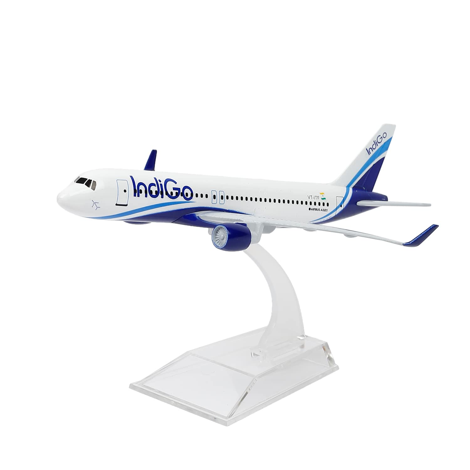 Airplane Diecast Indigo A320 16Cm