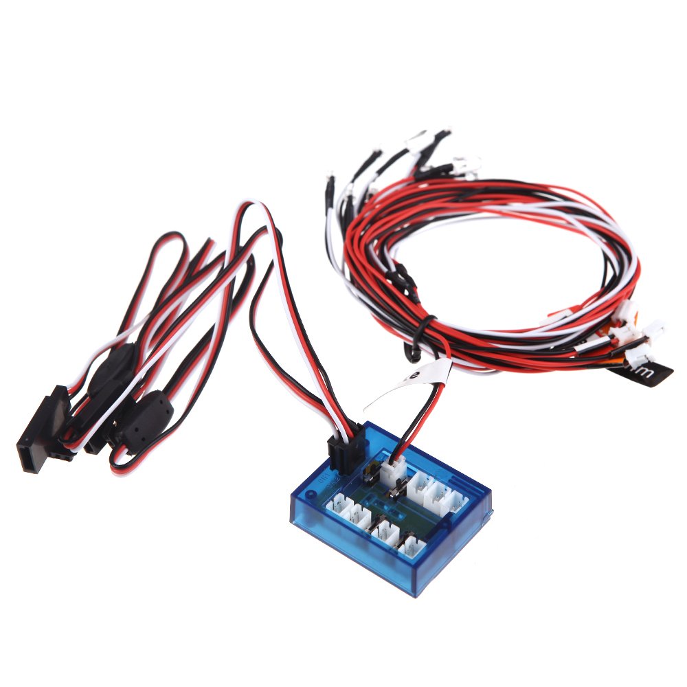 Realistic Highlight 12-LED Lighting Kit For RC Cars Trucks 1/10Th