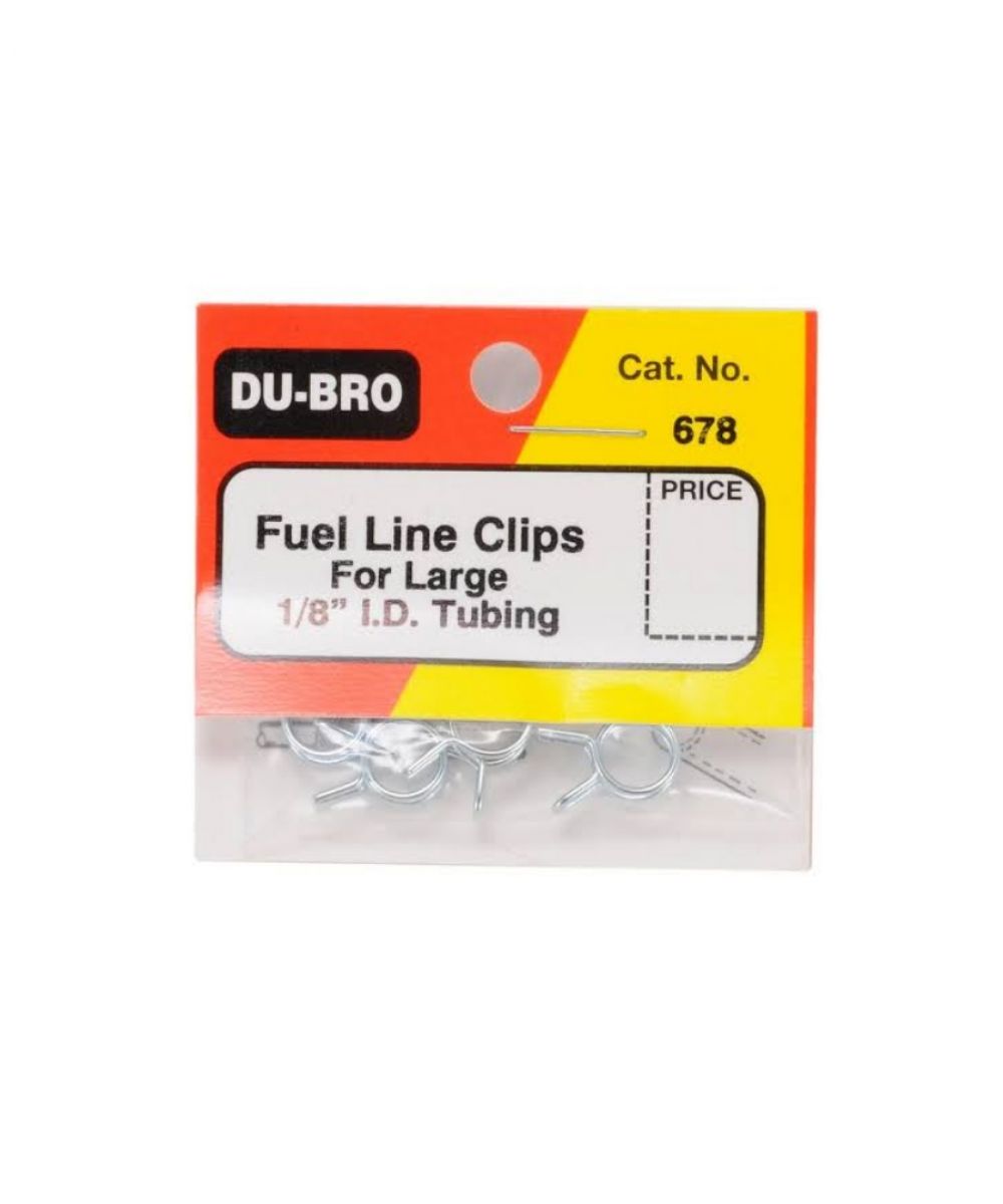 DuBro Large Fuel Line Clips (4) DUB678