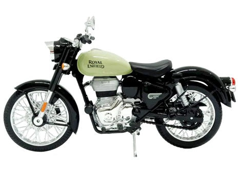Maisto Royal Enfield Classic 350 Redditch Green colour Diecast  1/12