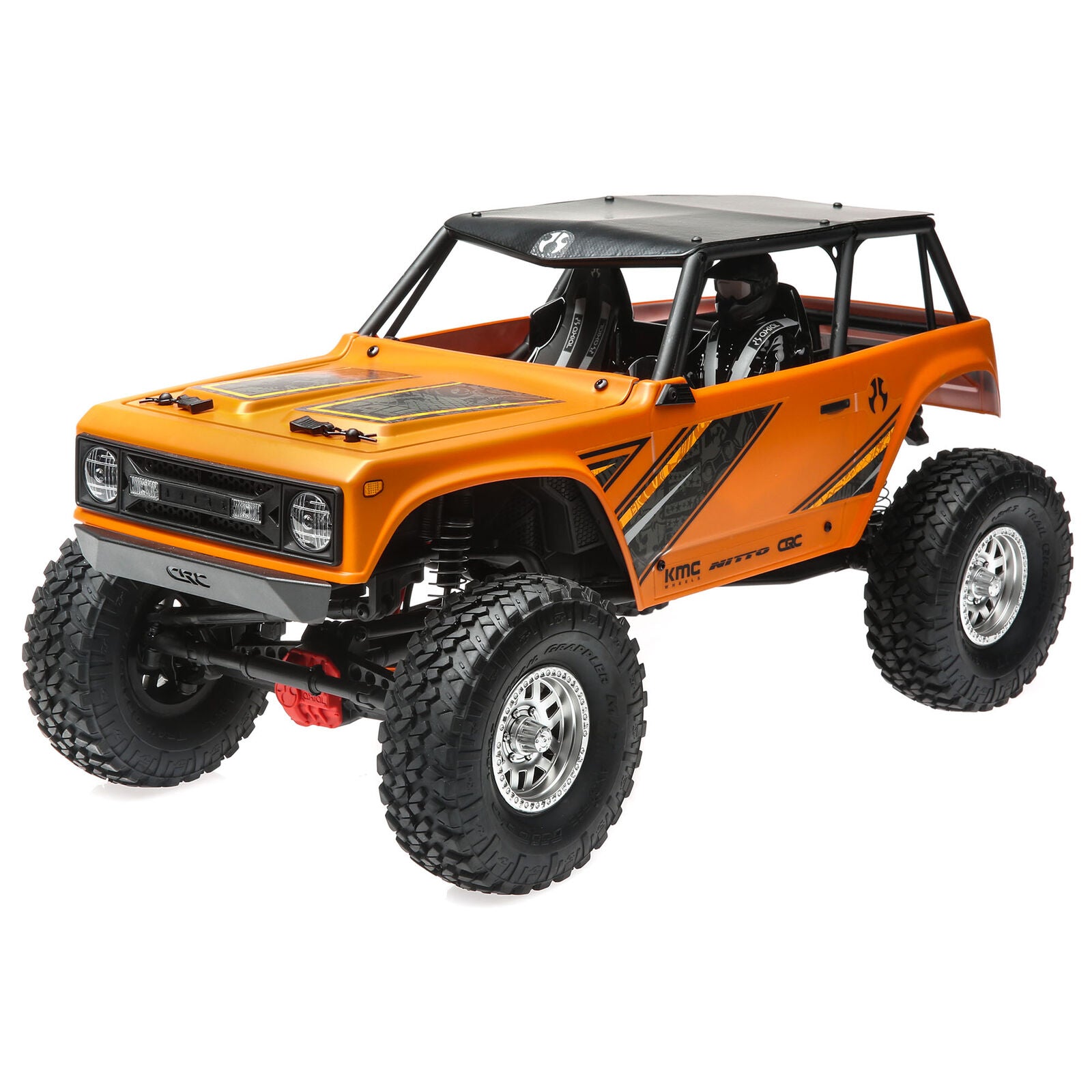 Axial Axi90074T1  1/10 Wraith 1.9 4Wd Rock Crawler Brushed Rtr Orange