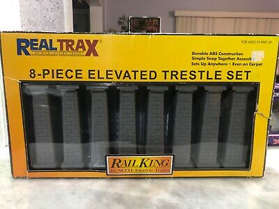 Realtrax 8 Piece Elevated Trestle Set 40-1034