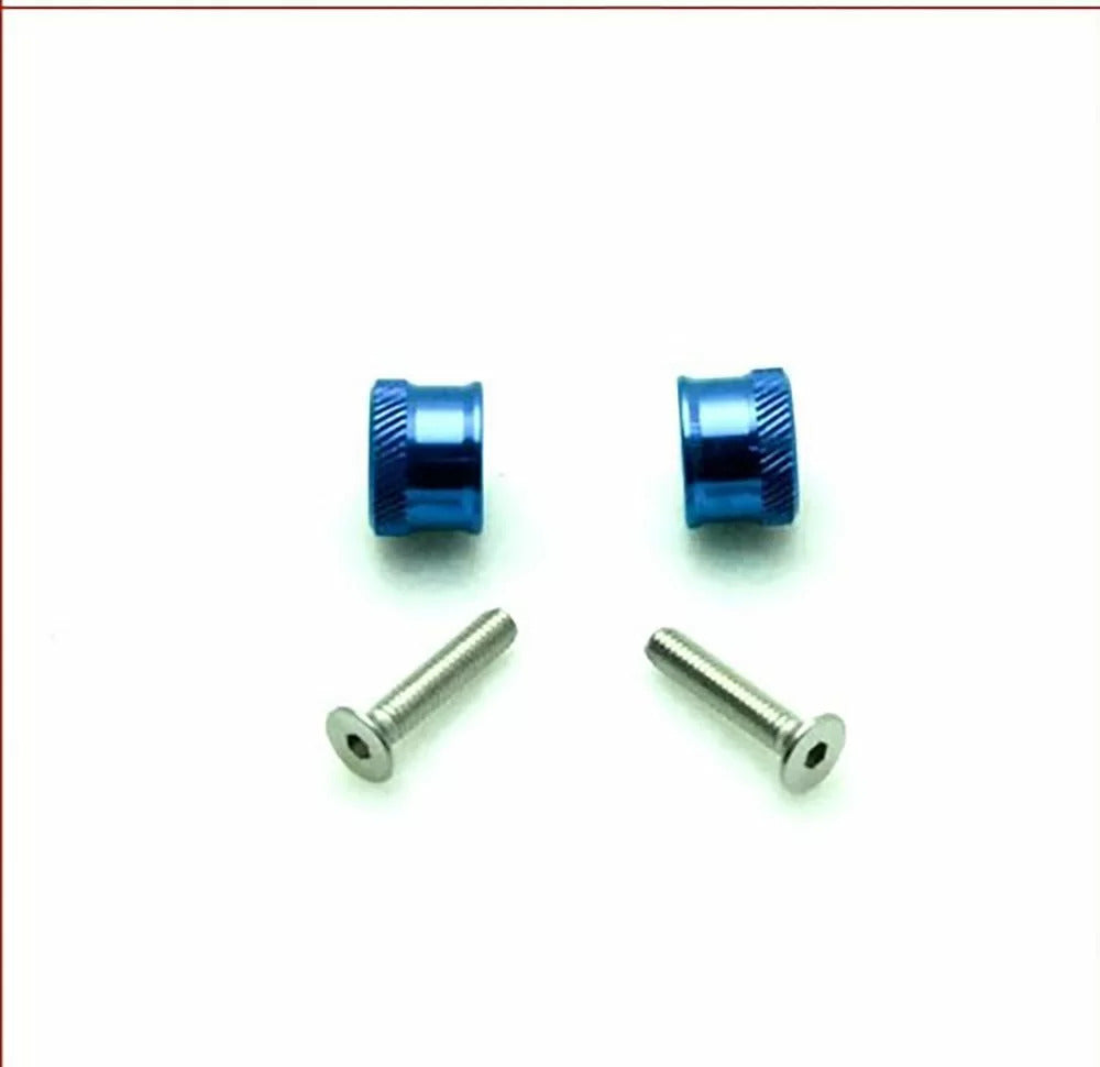 Secraft Wing Bolt M6 Aluminium Screw Blue