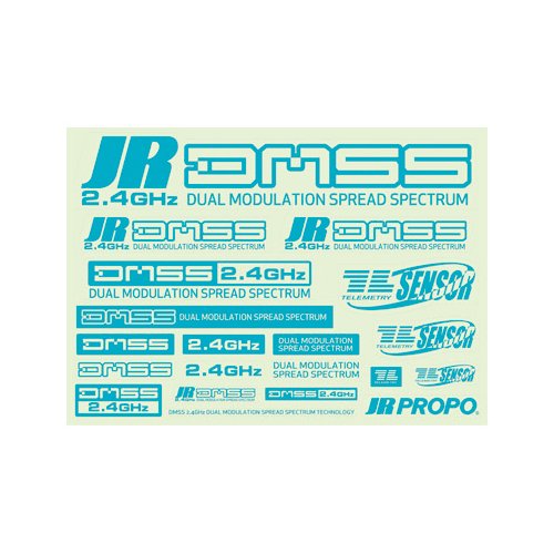 JR DMSS Logo Sticker JST-XG1 Decal Sheet