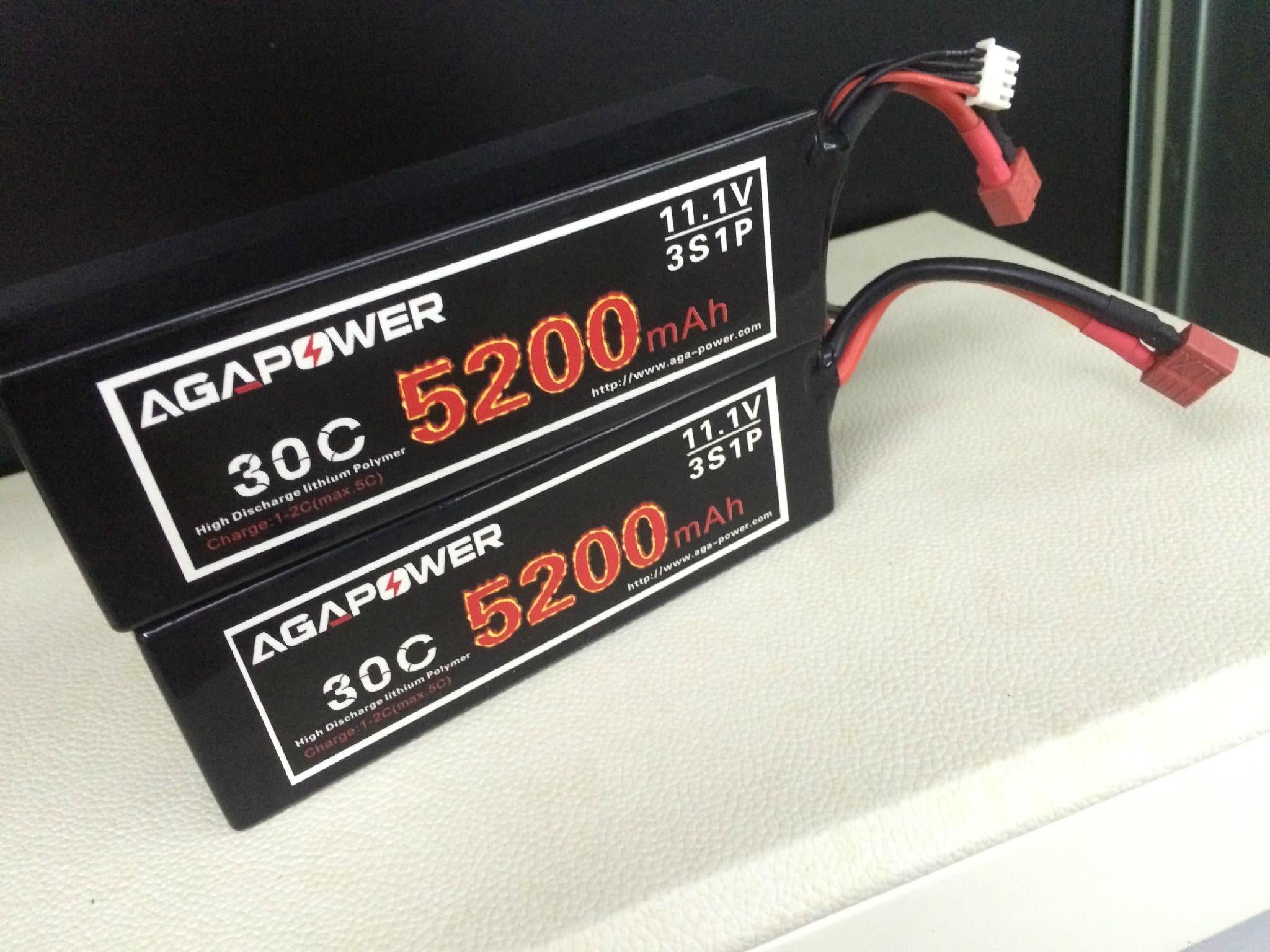 LIPO BATTERY(AGA) 5200Mah,11.1V,3S 30C