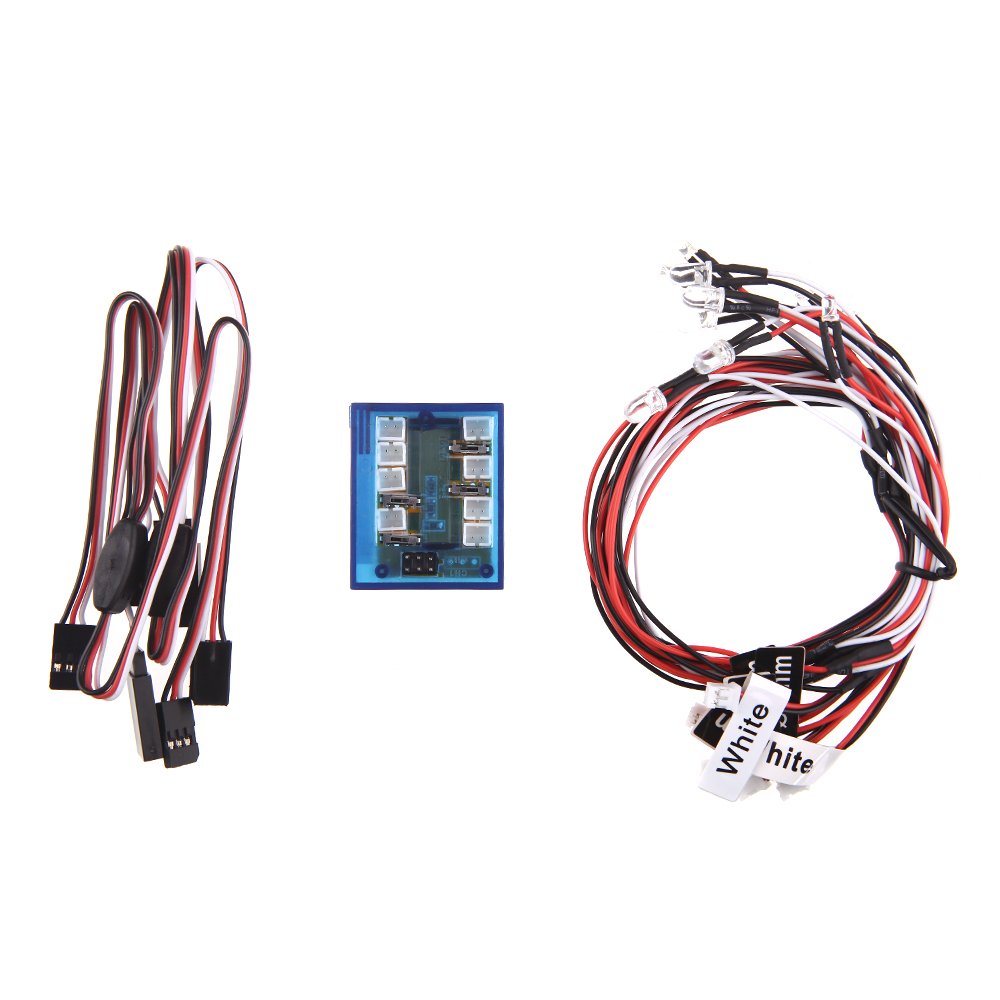 Realistic Highlight 12-LED Lighting Kit For RC Cars Trucks 1/10Th
