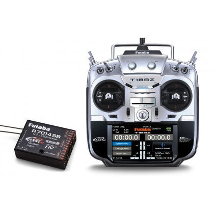 Futaba 16IZ 2.4GHz 16 Channel FASSTest Airplane Radio System with R7108SB Receiver