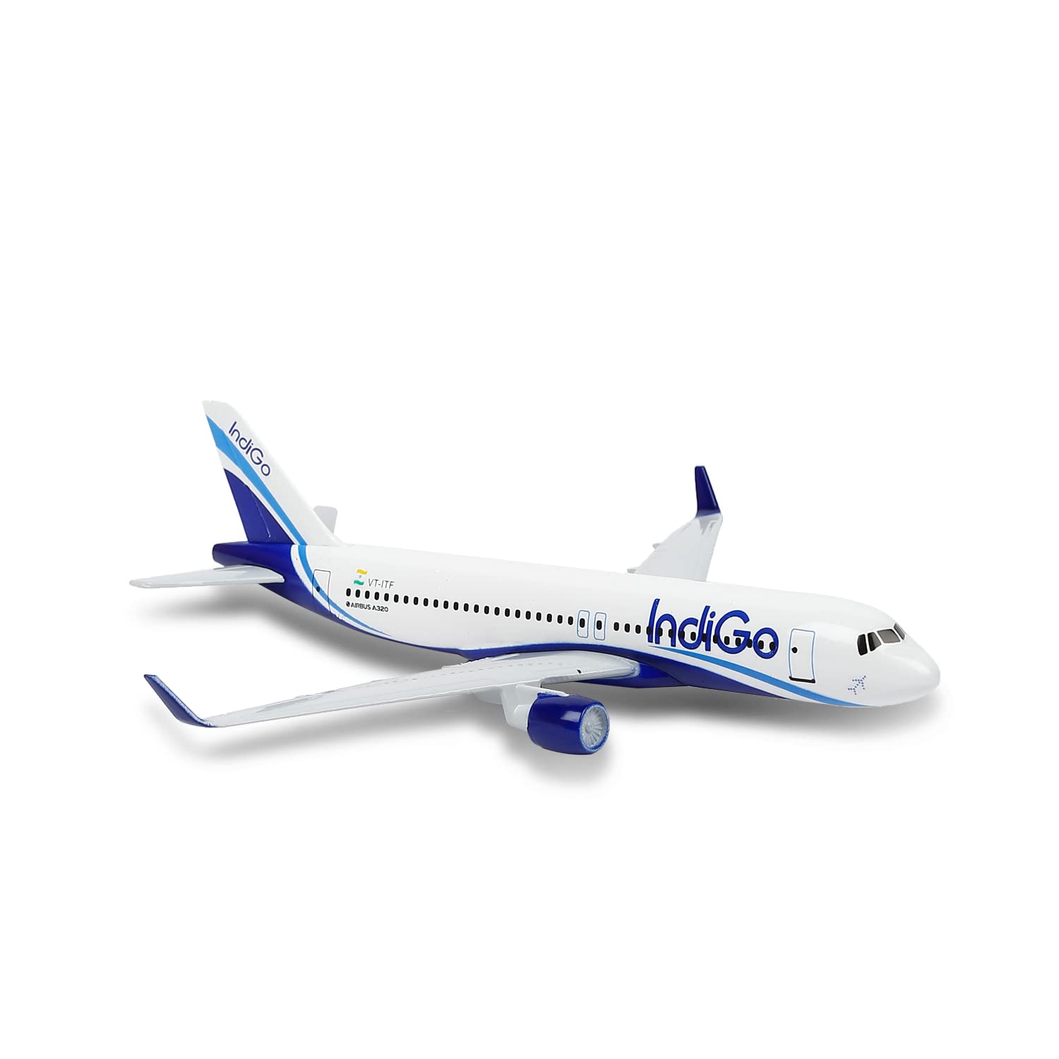 Airplane Diecast Indigo A320 16Cm