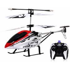 Syma 3 Channel S107 Mini Indoor Co-Axial Metal Body Frame & Built-In Gyroscope Helicopter Red&White(Quality Pre Owned)