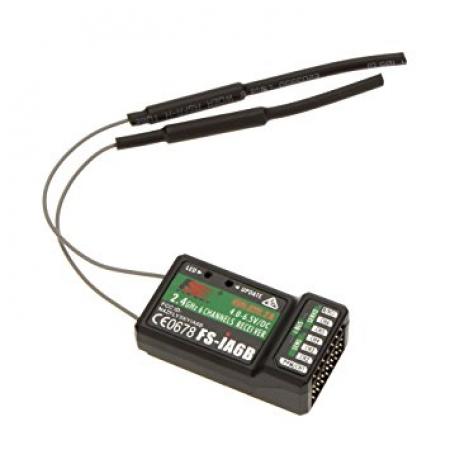 FlySky FS-i6 2.4G 6CH PPM RC Transmitter With FS-iA6B Receiver-Quality Pre Owned