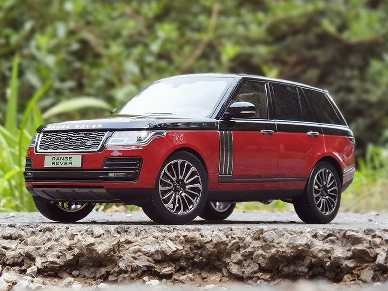 Static 1:18Scale Lcd Range Rover Red+Black Color