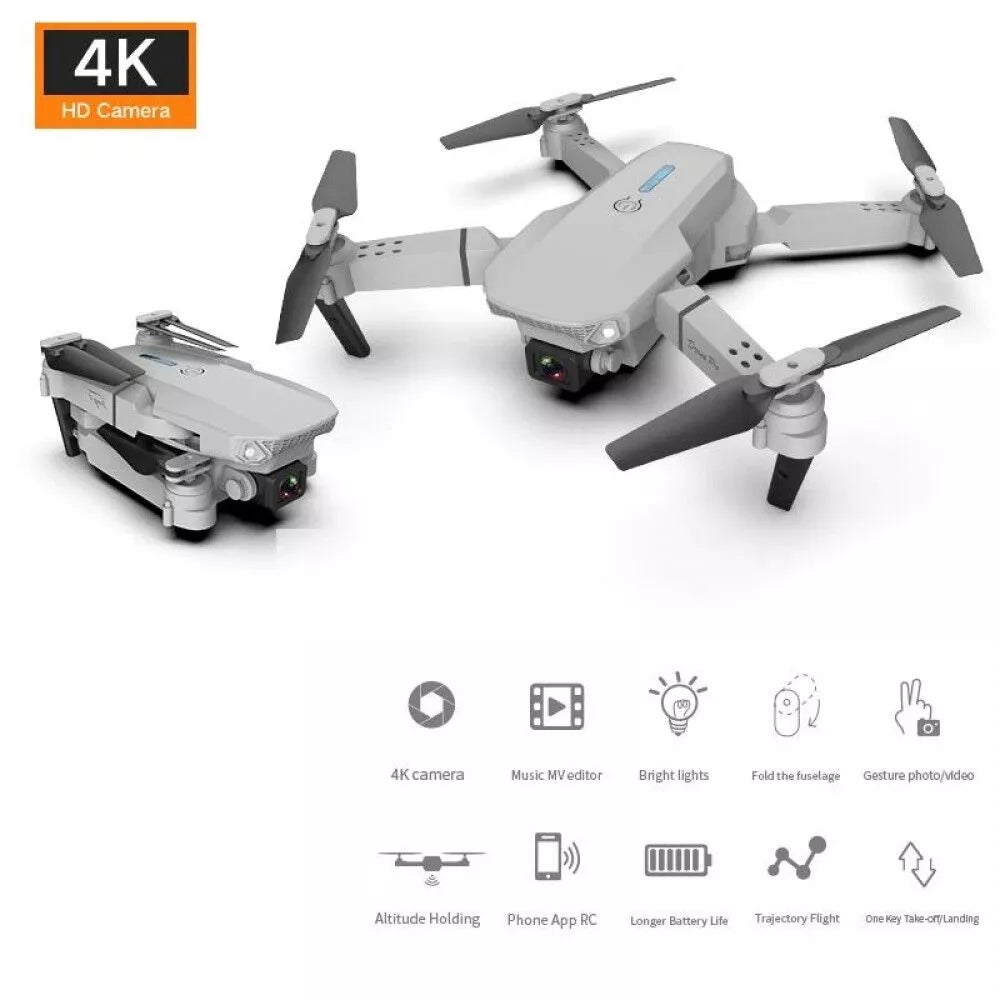 Toy Drone E88pro 4K Dual Camera Drone