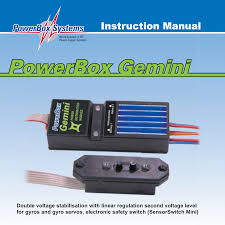 Power Box Gemini JR w/ Sensor Switch-Quality Pre Owned