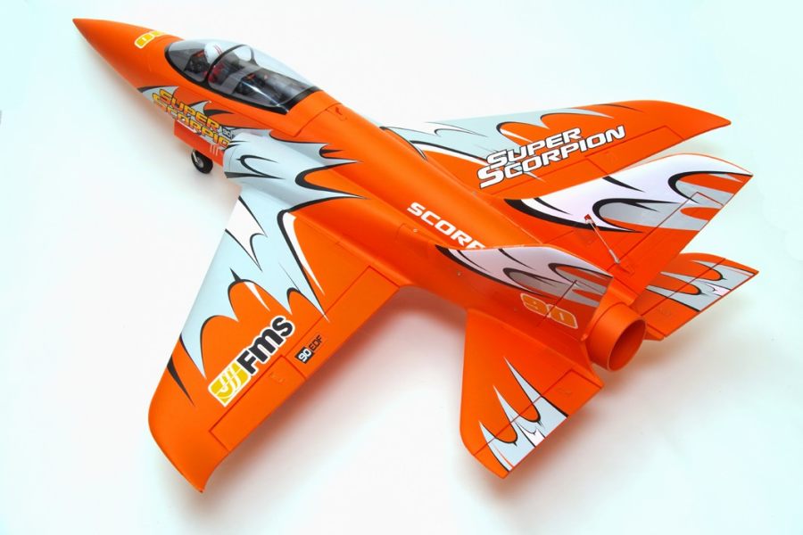 Fms 900Mm Super Scorpion Orange Pnp