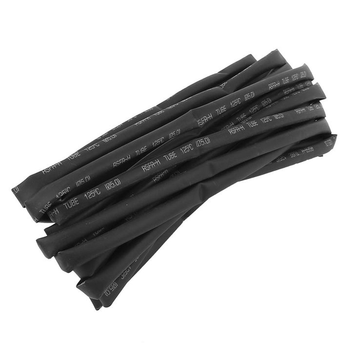 Heat Shrink Sleeve 8mm Black 1meter Industrial Grade WOER (HST)