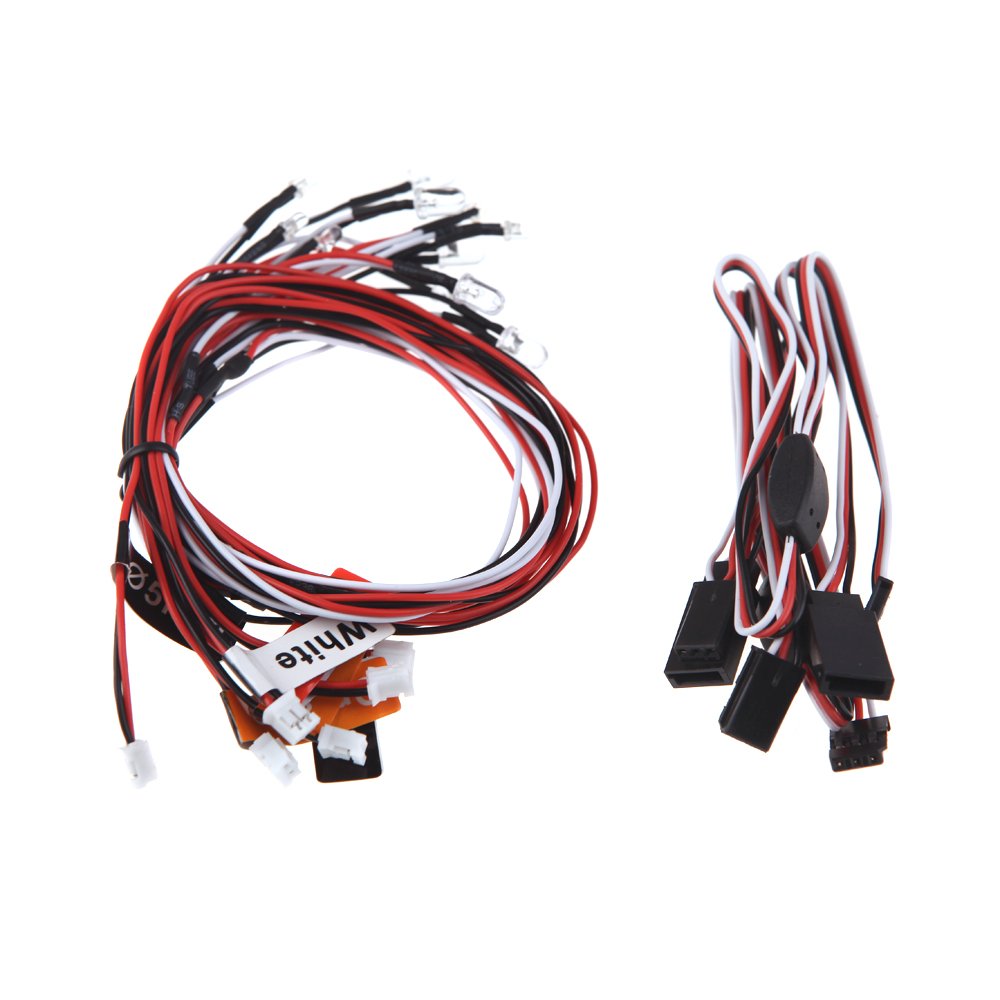 Realistic Highlight 12-LED Lighting Kit For RC Cars Trucks 1/10Th