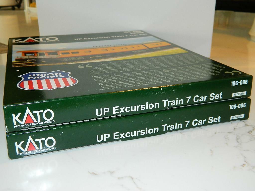 KATO UP EXCURSION TRAIN 7 CAR SET N SCALE