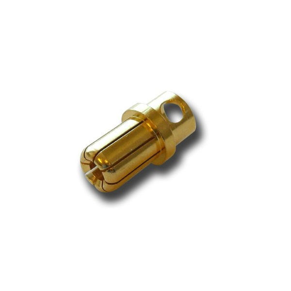 8mm Gold Plated Bullet Connector Male-1Pcs.