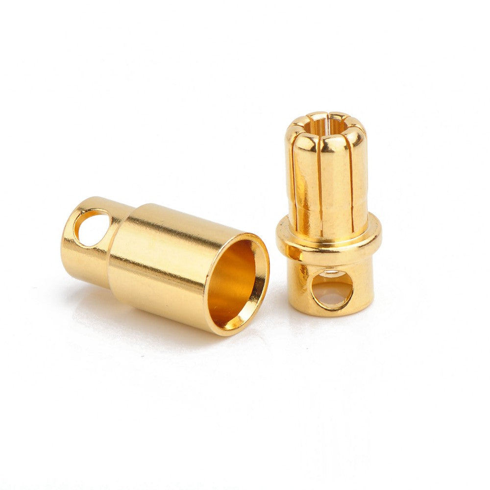 8mm Gold Plated Bullet Connector Male-1Pcs.