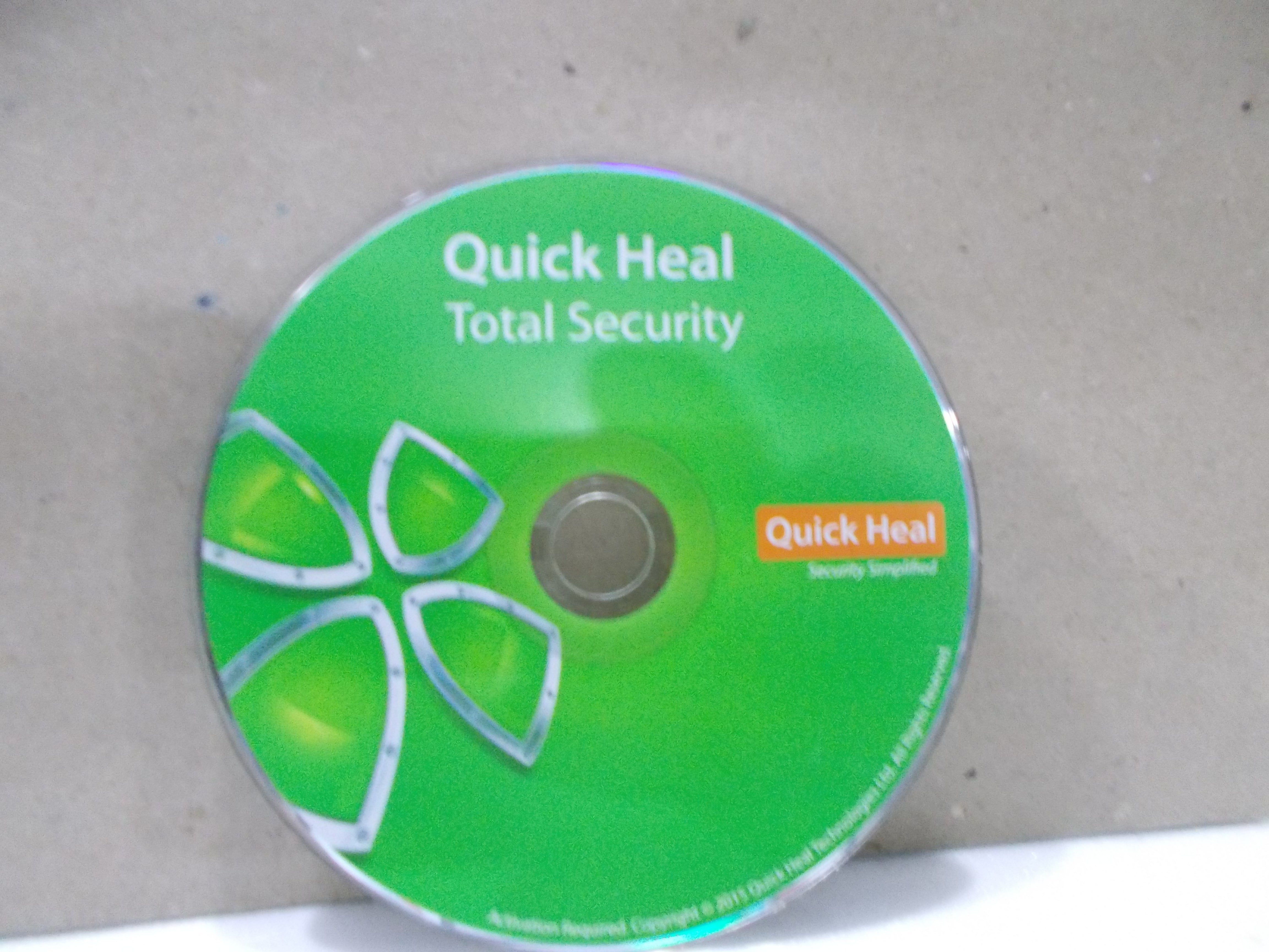 QUICK HEAL TOTAL SECURITY(QUALITY PRE OWNED)