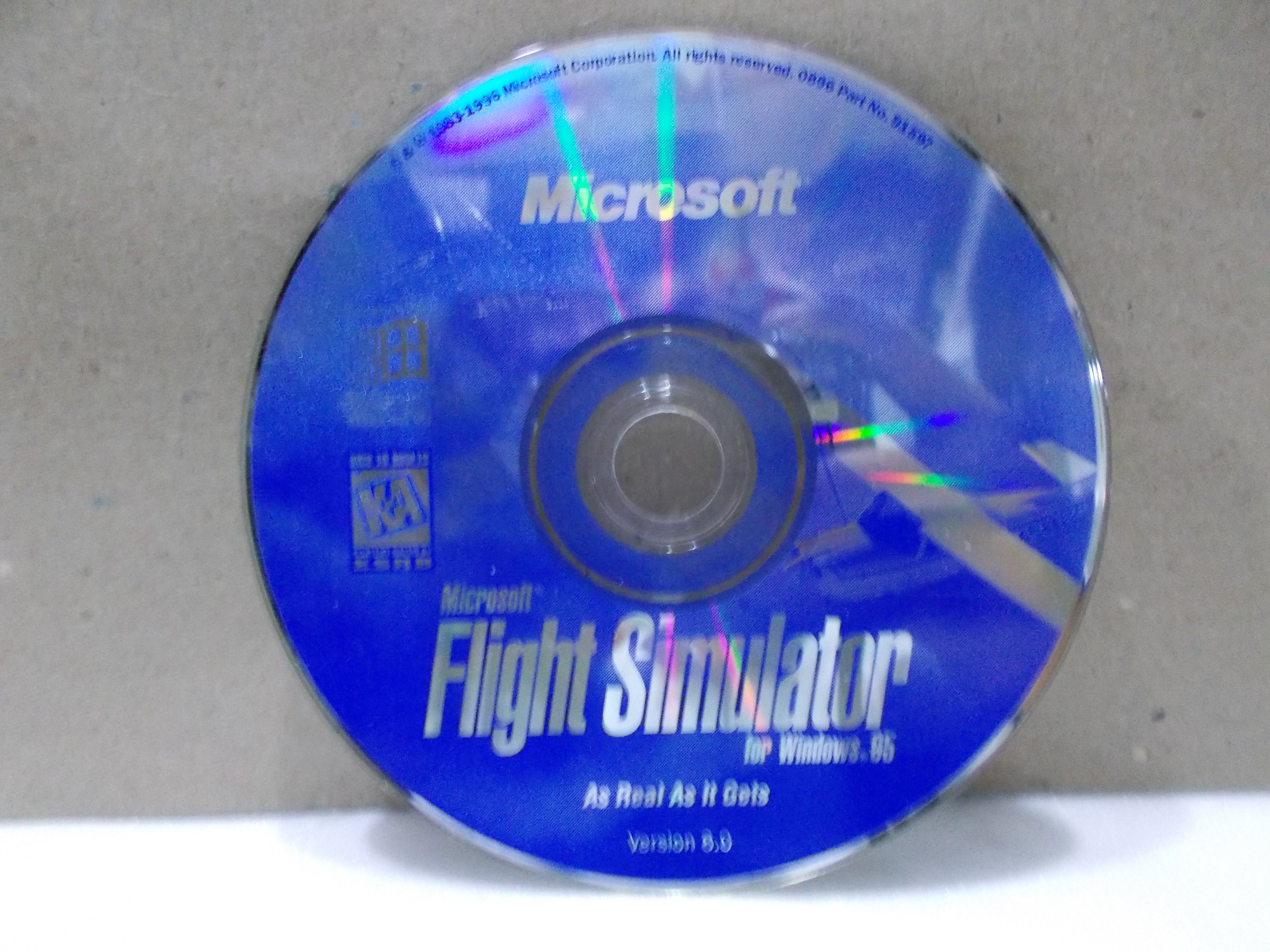 MS FLIGHT SIMULATOR FOR WINDOWS.95(QUALITY PRE OWNED)