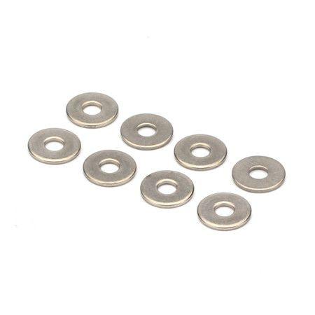 Dubro FLAT WASHERS (STAINLESS STEEL)